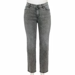 Plus Size Sonoma Goods For Life® Premium Mid-Rise Curvy Straight-Leg Jeans 16 Plus Size Sonoma Goods For Life® Premium Mid-Rise Curvy Straight-Leg Jeans -StyleUp Sales Store 4989903 Bellam