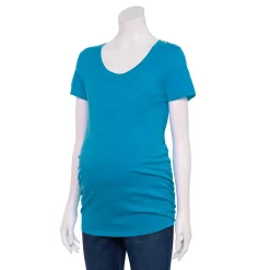 Maternity Sonoma Goods For Life® Essential Scoopneck Tee -StyleUp Sales Store 4998304 Blue