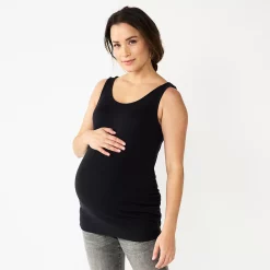 Maternity Sonoma Goods For Life® Essential Tank -StyleUp Sales Store 5010254 Black