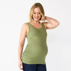 Maternity Sonoma Goods For Life® Essential Tank -StyleUp Sales Store 5010254 Olive