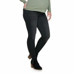 Maternity Sonoma Goods For Life® Over-The-Belly Jeggings -StyleUp Sales Store 5035416 Black