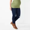 Maternity Sonoma Goods For Life® Over-The-Belly Cropped Straight-Leg Jeans -StyleUp Sales Store 5035940 Dark Wash