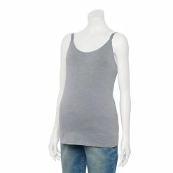 Maternity Sonoma Goods For Life® Nursing Shelf Cami -StyleUp Sales Store 5083322 Gray