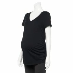 Maternity Sonoma Goods For Life® 2-pack Essential Short Sleeve Tee -StyleUp Sales Store 5145387 ALT