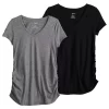 Maternity Sonoma Goods For Life® 2-pack Essential Short Sleeve Tee -StyleUp Sales Store 5145387 Grey Black