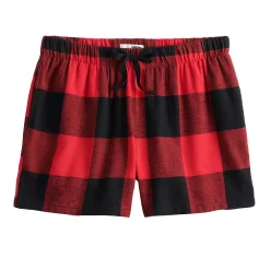 Women's Sonoma Goods For Life® Flannel Pajama Shorts -StyleUp Sales Store 5161201 ALT5