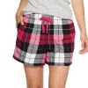 Women's Sonoma Goods For Life® Flannel Pajama Shorts -StyleUp Sales Store 5161201 Pink Check
