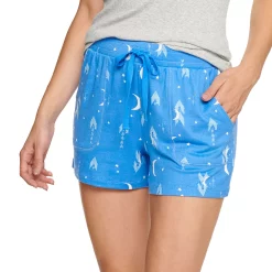 Women's Sonoma Goods For Life® Snit Pajama Shorts -StyleUp Sales Store 5161202 Blue Celestial