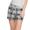 Women's Sonoma Goods For Life® Snit Pajama Shorts -StyleUp Sales Store 5161202 Gray Star Plaid