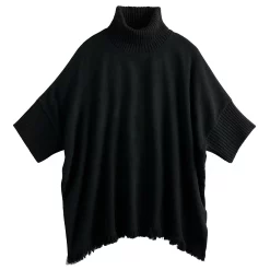 Women's Sonoma Goods For Life® Turtleneck Poncho -StyleUp Sales Store 5161618 ALT3