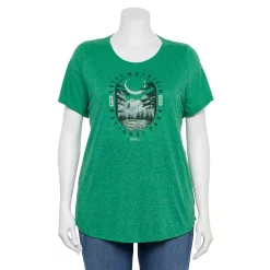 Plus Size Sonoma Goods For Life® National Parks Graphic Tee -StyleUp Sales Store 5212613 Rocky Mntn Light Green
