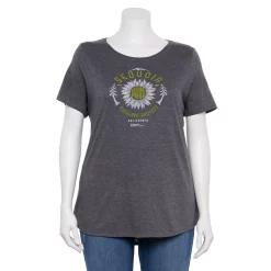 Plus Size Sonoma Goods For Life® National Parks Graphic Tee -StyleUp Sales Store 5212613 Sequoia Sunflower