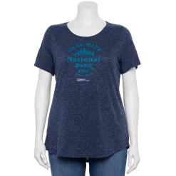 Plus Size Sonoma Goods For Life® National Parks Graphic Tee -StyleUp Sales Store 5212613 Yosemite Navy