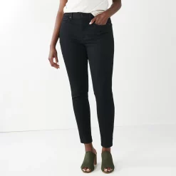 Petite Sonoma Goods For Life® High-Waisted Curvy Skinny Jeans -StyleUp Sales Store 5214841 Park