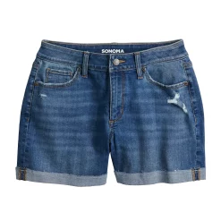 Women's Sonoma Goods For Life® High-Waist 5" Jean Shorts 25 Women's Sonoma Goods For Life® High-Waist 5" Jean Shorts -StyleUp Sales Store 5218635 ALT5