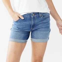 Women's Sonoma Goods For Life® High-Waist 5" Jean Shorts 16 Women's Sonoma Goods For Life® High-Waist 5" Jean Shorts -StyleUp Sales Store 5218635 Broadway
