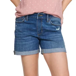 Women's Sonoma Goods For Life® High-Waist 5" Jean Shorts 19 Women's Sonoma Goods For Life® High-Waist 5" Jean Shorts -StyleUp Sales Store 5218635 Coast
