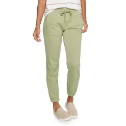 Women's Sonoma Goods For Life® Cinched Knit Jogger Pants -StyleUp Sales Store 5225497 Green