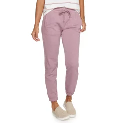 Women's Sonoma Goods For Life® Cinched Knit Jogger Pants -StyleUp Sales Store 5225497 Lavender