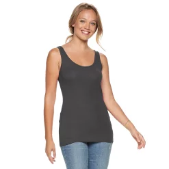 Women's Sonoma Goods For Life® Layering Tank 15 Women's Sonoma Goods For Life® Layering Tank -StyleUp Sales Store 5226500 Asphalt
