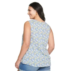 Plus Size Sonoma Goods For Life® V-Neck Tank -StyleUp Sales Store 5226888 ALT