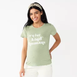 Maternity Sonoma Goods For Life® Fitted Crewneck Graphic Tee -StyleUp Sales Store 5237042 Kind Humans