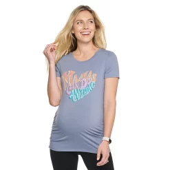 Maternity Sonoma Goods For Life® Fitted Crewneck Graphic Tee -StyleUp Sales Store 5237042 Mamas Can Do Anything