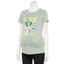 Maternity Sonoma Goods For Life® Fitted Crewneck Graphic Tee -StyleUp Sales Store 5237042 Mother Earth