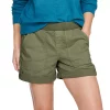 Petite Sonoma Goods For Life® Rib Waistband Utility Shorts -StyleUp Sales Store 5237319 Sydney Olive