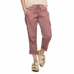 Women's Sonoma Goods For Life® Comfort Waist Utility Capri Pants 16 Women's Sonoma Goods For Life® Comfort Waist Utility Capri Pants -StyleUp Sales Store 5237613 Kimberly Mauve