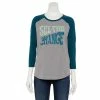 Women's Sonoma Goods For Life® Three Quarter Sleeve Baseball Graphic Tee -StyleUp Sales Store 5242169 Grey See The Change
