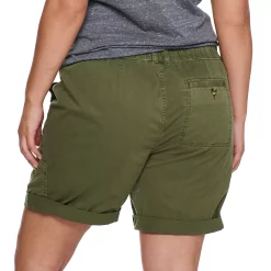 Plus Size Sonoma Goods For Life® Utility Bermuda Shorts -StyleUp Sales Store 5242679 ALT