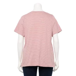 Plus Size Sonoma Goods For Life® Everyday Crewneck Tee -StyleUp Sales Store 5259072 ALT