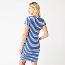 Maternity Sonoma Goods For Life® Everyday T-Shirt Dress -StyleUp Sales Store 5263018 ALT