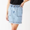 Women's Sonoma Goods For Life® Utility Skirt -StyleUp Sales Store 5266392 Blue Wash
