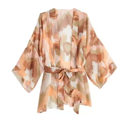 Women's Sonoma Goods For Life® Tie-Dye Tie Front Kimono -StyleUp Sales Store 5291761 ALT2