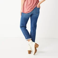 Maternity Sonoma Goods For Life® Over-the-Belly Girlfriend Crop Jeans -StyleUp Sales Store 5355750 ALT