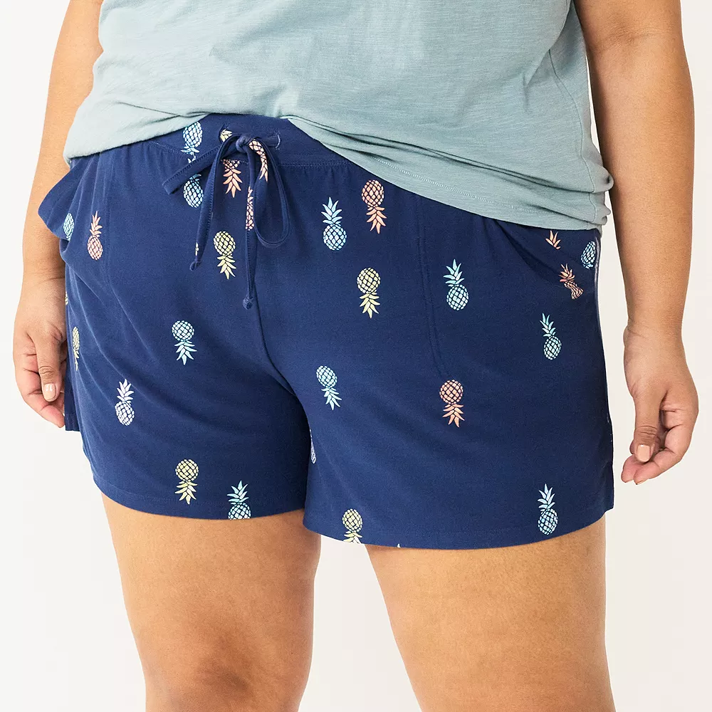 Plus Size Sonoma Goods For Life® Pajama Shorts 4 Plus Size Sonoma Goods For Life® Pajama Shorts - Image 2