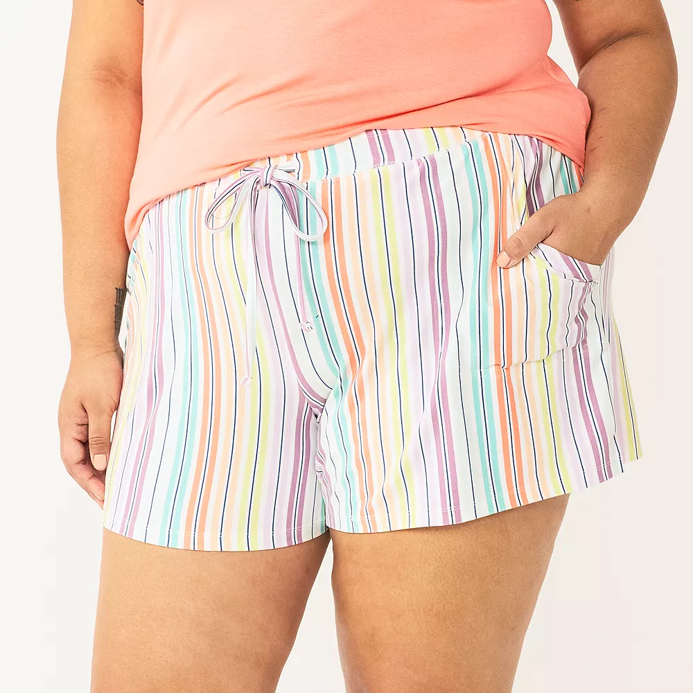 Plus Size Sonoma Goods For Life® Pajama Shorts 7 Plus Size Sonoma Goods For Life® Pajama Shorts - Image 5