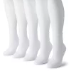 Women's Sonoma Goods For Life® 5-Pack Neutral Color Cuffed Crew Socks -StyleUp Sales Store 5497543 White