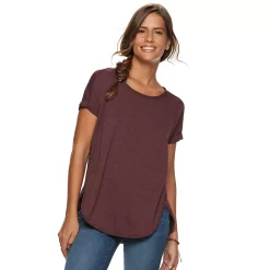 Women's Sonoma Goods For Life® Supersoft Dolman Tunic -StyleUp Sales Store 5499245 Cherry Heather