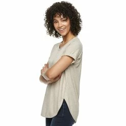 Women's Sonoma Goods For Life® Supersoft Dolman Tunic -StyleUp Sales Store 5499245 Cream Heather