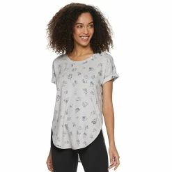 Women's Sonoma Goods For Life® Supersoft Dolman Tunic -StyleUp Sales Store 5499245 Gray Floral