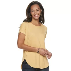 Women's Sonoma Goods For Life® Supersoft Dolman Tunic -StyleUp Sales Store 5499245 Light Yellow