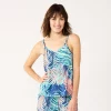 Women's Sonoma Goods For Life® Truly Soft Pajama Cami -StyleUp Sales Store 5507331 Turq Leaves