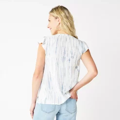 Maternity Sonoma Goods For Life® Over-The-Belly Panel Jean Shorts -StyleUp Sales Store 5514842 ALT