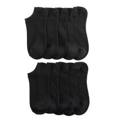 Women's Sonoma Goods For Life® 10-Pack No Show Marled Socks -StyleUp Sales Store 5521589 Black