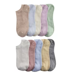 Women's Sonoma Goods For Life® 10-Pack No Show Marled Socks -StyleUp Sales Store 5521589 Multi