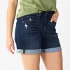 Women's Sonoma Goods For Life® High-Rise Curvy 5" Denim Shorts 2 Women's Sonoma Goods For Life® High-Rise Curvy 5" Denim Shorts -StyleUp Sales Store 5522148 Greenwood