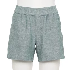 Women's Sonoma Goods For Life® 5" Pull-On Easy Shorts -StyleUp Sales Store 5526329 Nostalgic Green